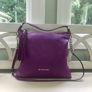 Purple Michael Kors Hobo Bag